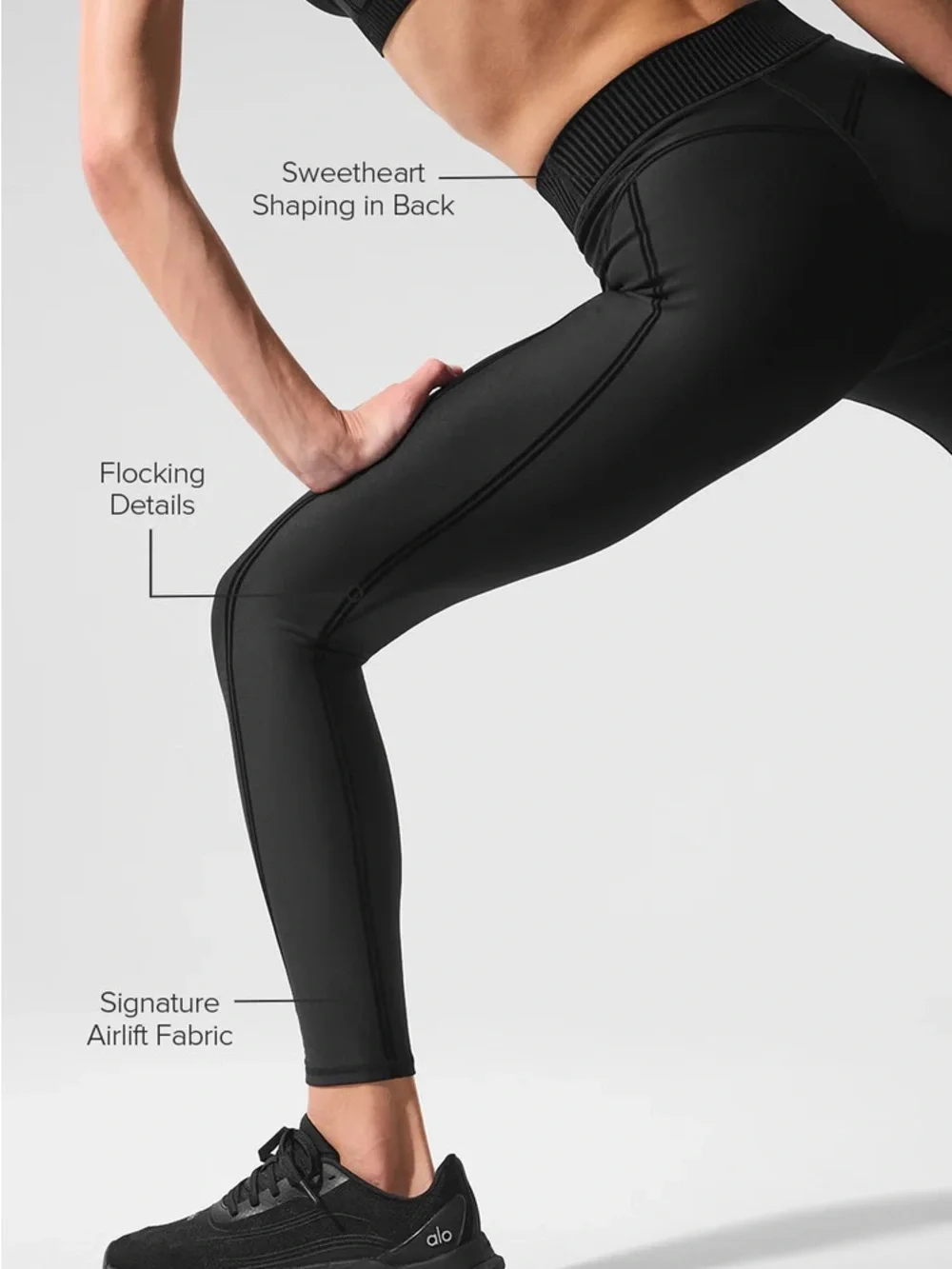 ALO Yoga Black High-Waist Leggings NWT